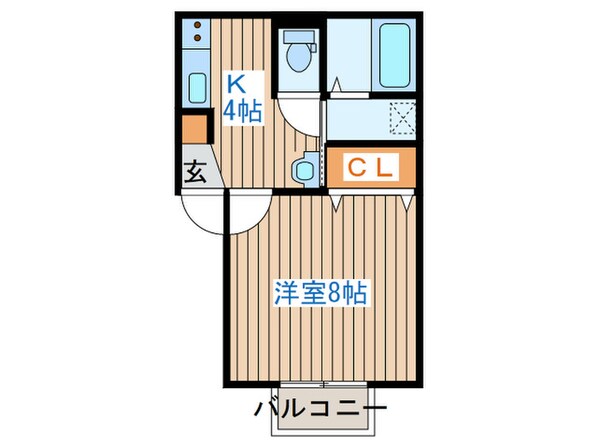 リヒトハイム富沢の物件間取画像